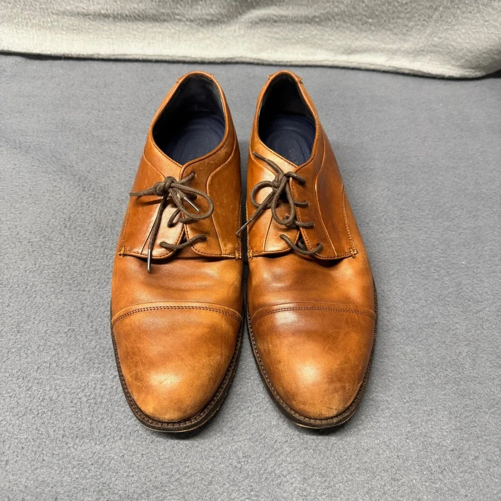 Cole Haan Oxfords Mens 10 Harrison Grand OS 2.0 Cap Toe Derby Oxford Dress Shoe